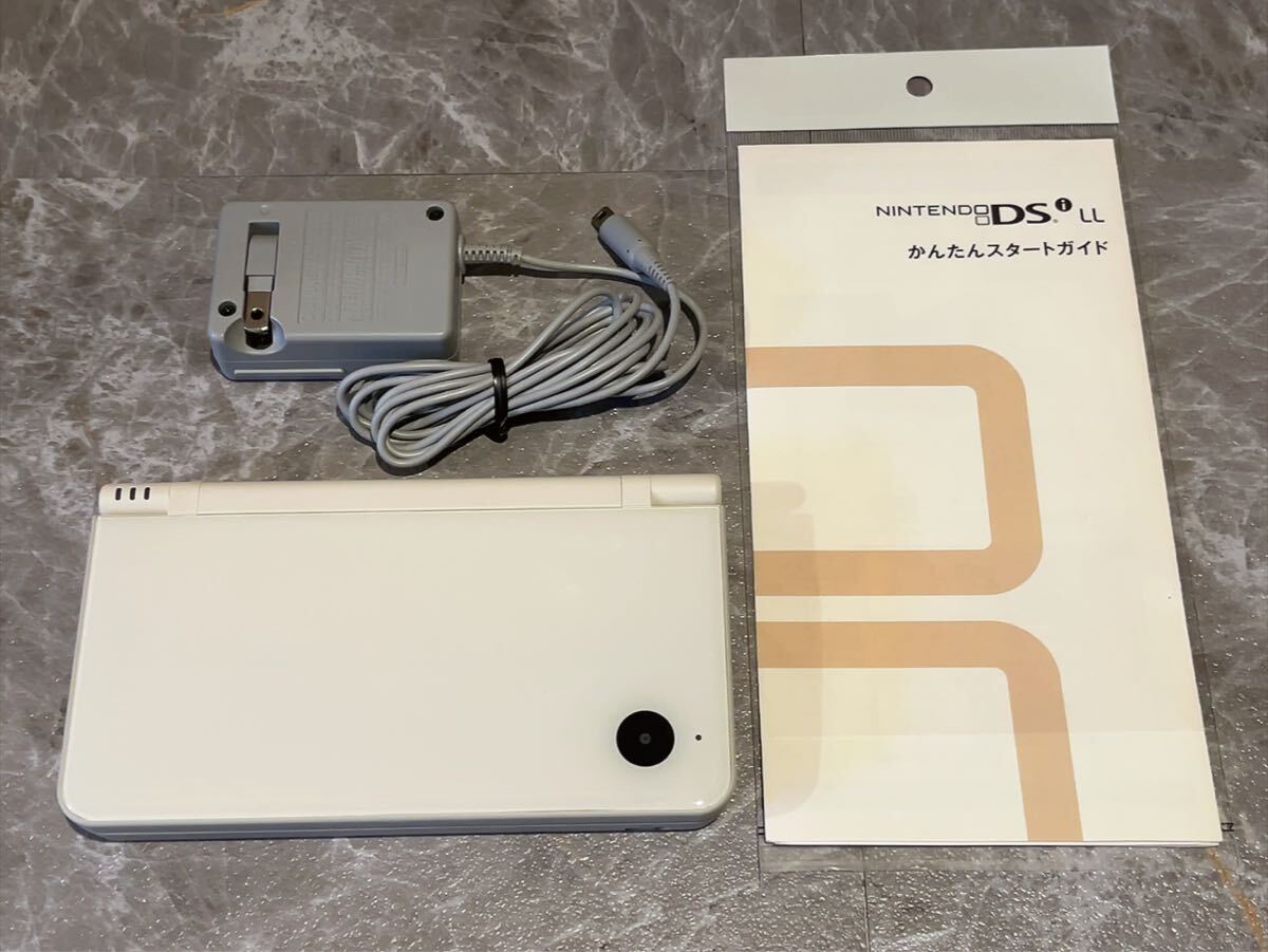 任天堂 Nintendo DSi LL 本体 説明書 充電器 ニンテンドーDSi ナチュラルホワイト Natural White