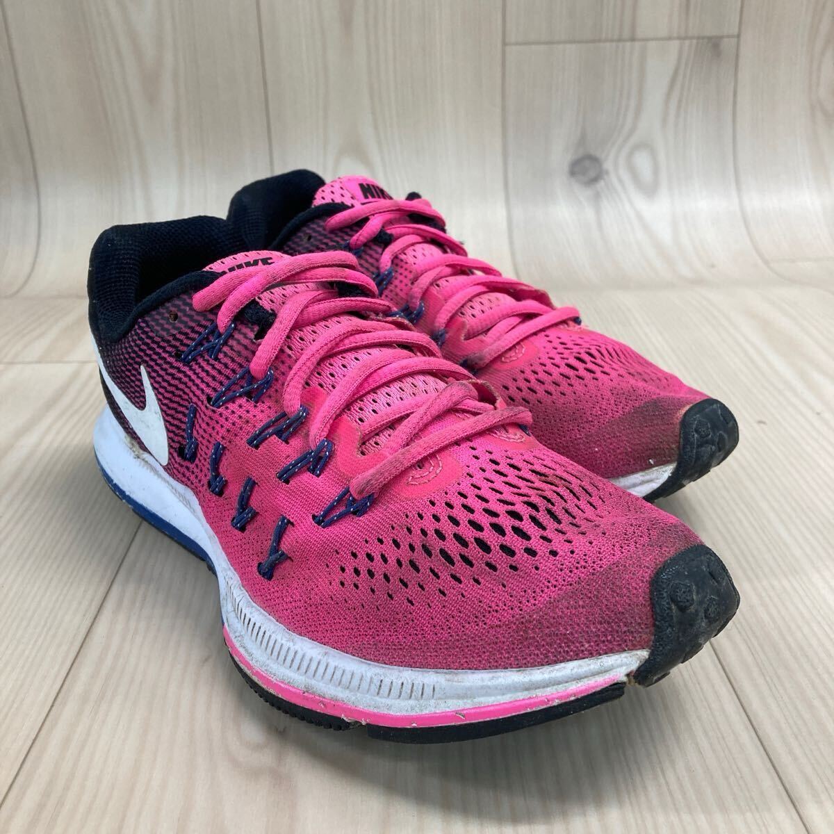 GFK2 NIKE ナイキ ZOOM PEGASUS 33 ズームペガサス33 ランニングシューズ ウォーキングシューズ ピンク メンズ 24.5cm