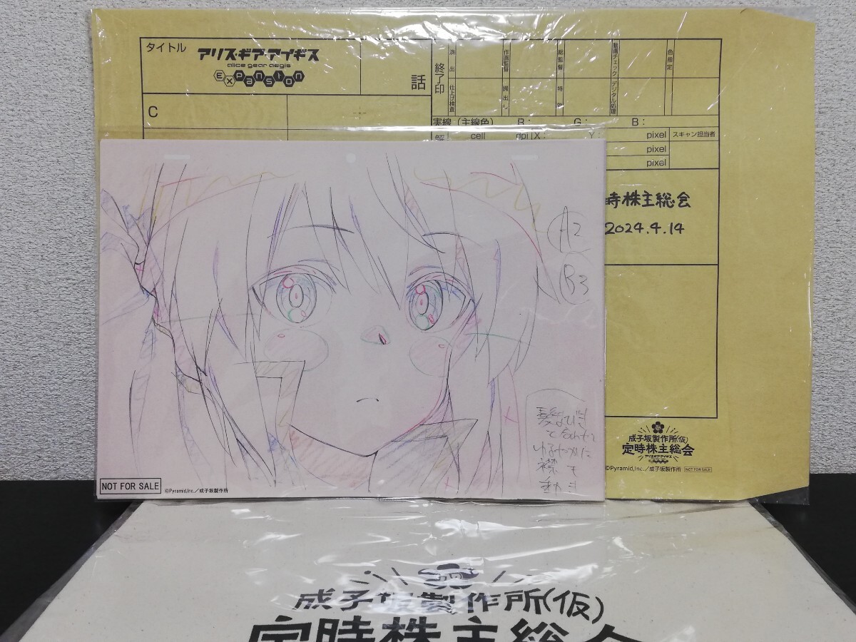 アリス・ギア・アイギス Expansion 成子坂製作所(仮) 定時株主総会 グッズセット　アリスギア