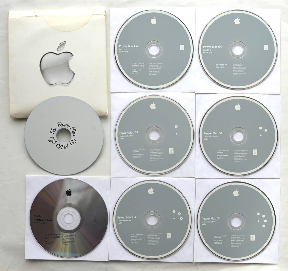 稀少!PowerMac G4 MDD OSX10.2.1/OS9.2.2単独起動モデル専用 稀少!PowerMac G4 MDD OSX10.2.1/OS9.2.2単独起動モデル専用