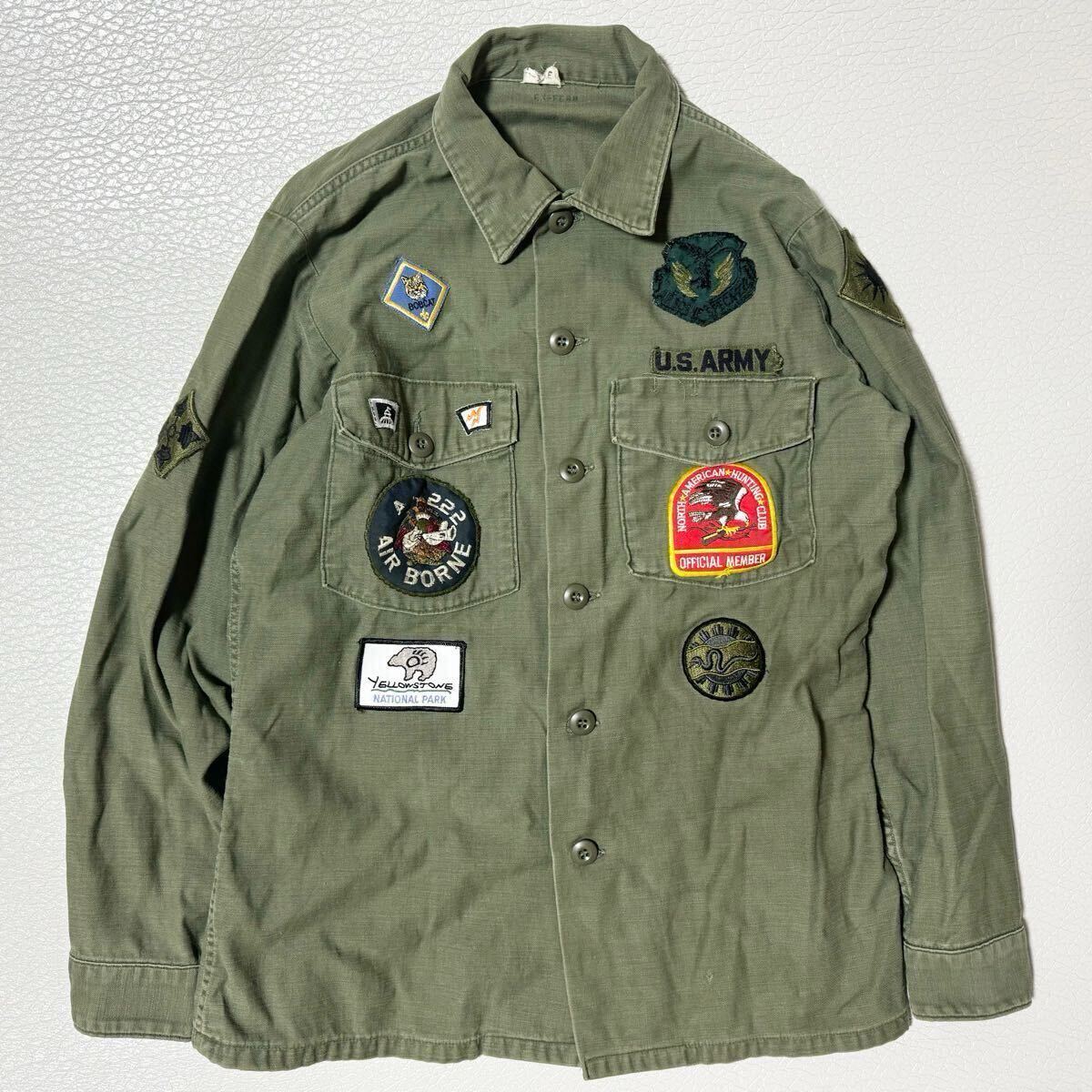 超希少】米軍 実物 US Army Utility Shirts 70s ミリタリー 超希少】米軍 実物 US Army Utility Shirts 70s ミリタリー
