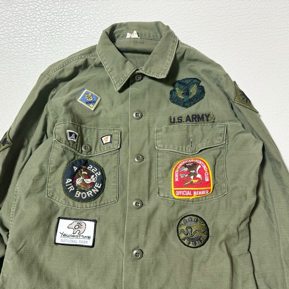 超希少】米軍 実物 US Army Utility Shirts 70s ミリタリー 超希少】米軍 実物 US Army Utility Shirts 70s ミリタリー