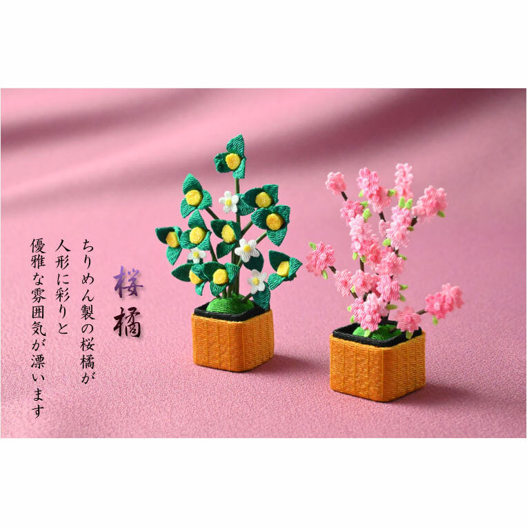  Hinamatsuri [ местного производства Kyoto compact украшение : крепдешин кукла hinaningyo *.....(..) Sakura . есть ] бесплатная доставка 