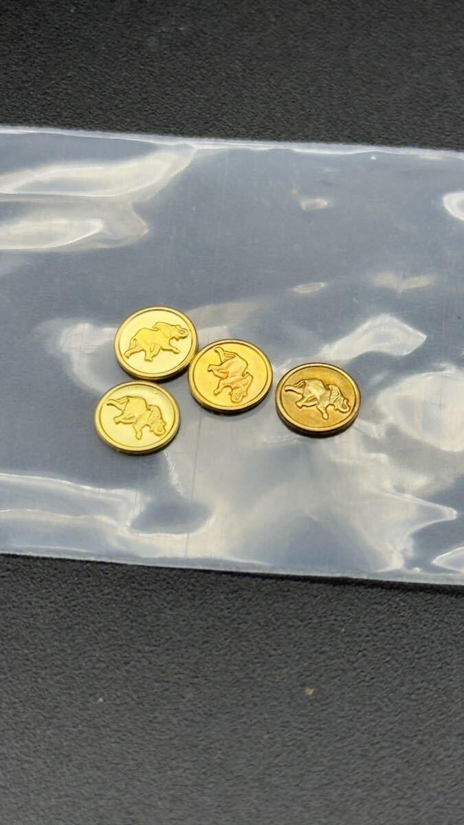 1円〜!! 超激レア!! ハンティングワールド 18金/SS GMT シグネチャー WTW 1/197 18金 ゾウプレート 4点 メダル