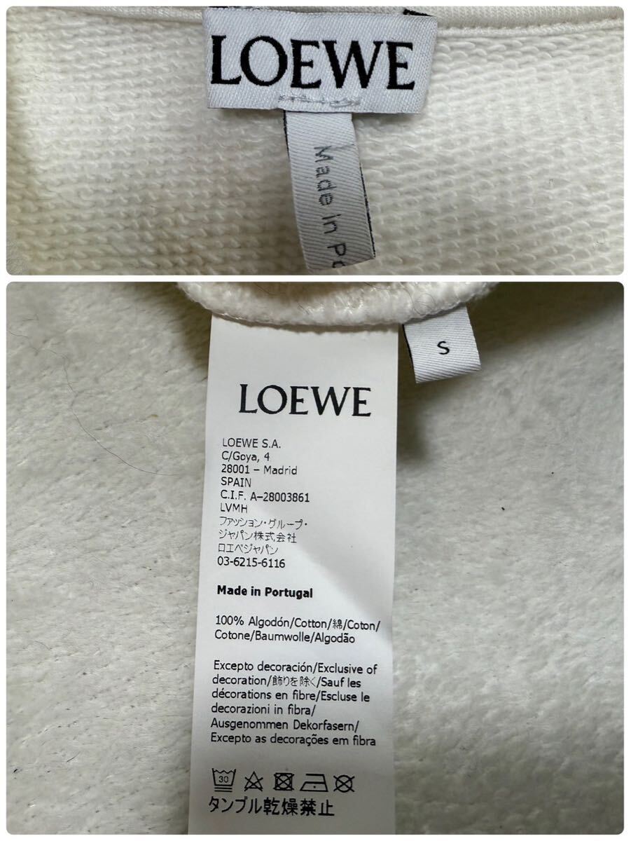 現行◎美品 ロエベ LOEWE 181 アナグラム ロゴ 刺繍 スウェット 現行◎美品 ロエベ LOEWE 181 アナグラム ロゴ 刺繍 スウェット