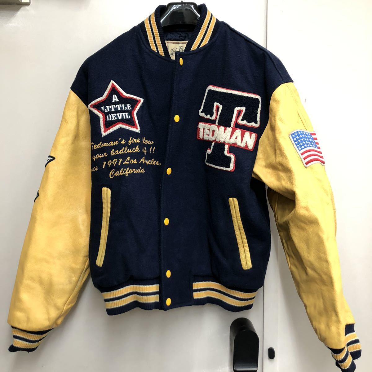 テッドマン TEDMAN スタジャン 袖革 40 4b5015f0d23ec034a5d0b1602306af