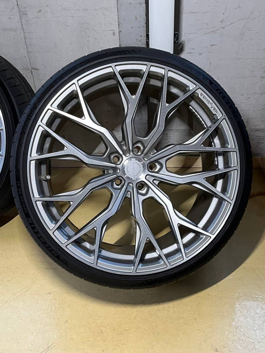 CONCAVER CVR1 鍛造ホイール　21インチ 10.5J 11.5J PCD114.3 インセット10 20　265/30ZR21 305/25ZR21 ミシュラン18年制