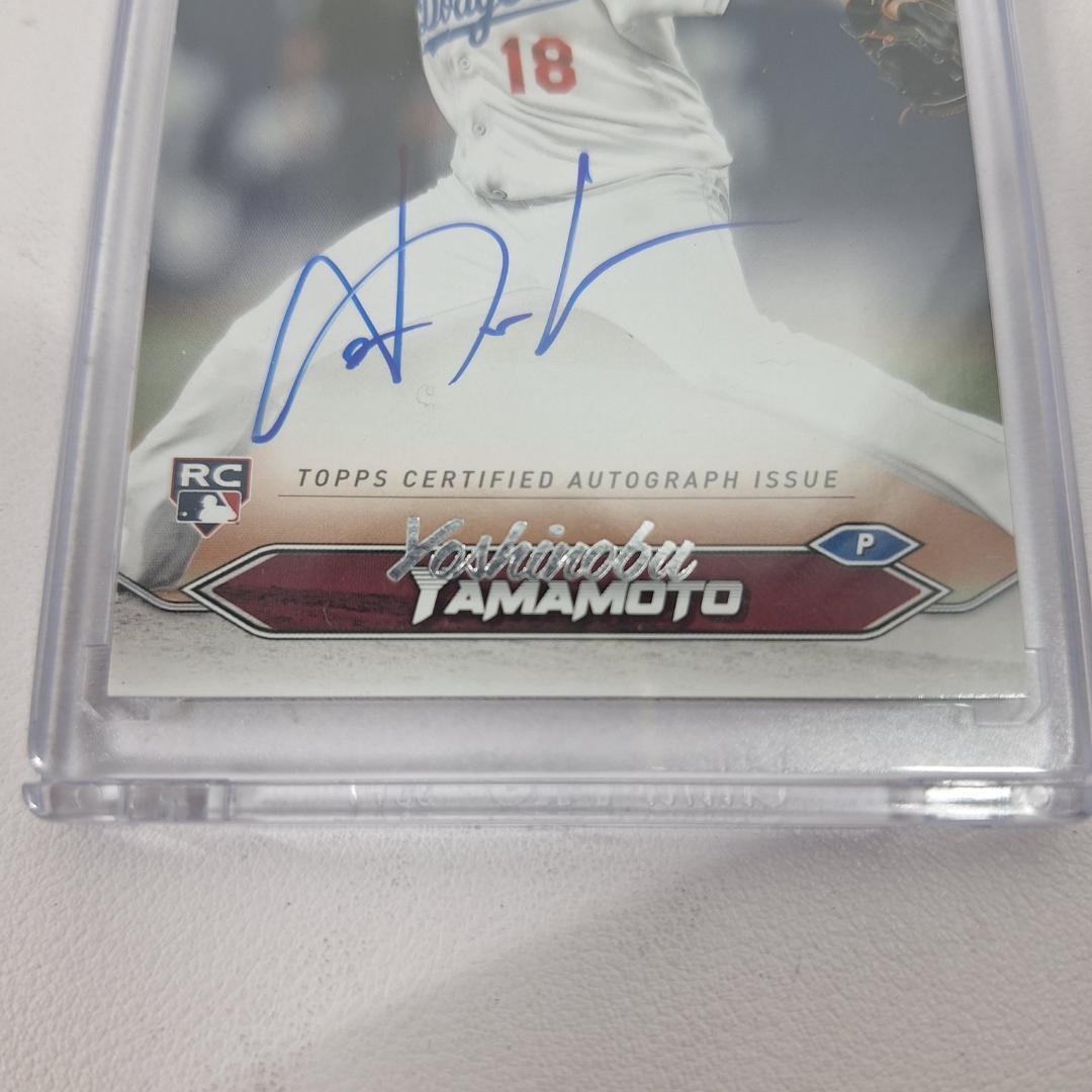 直筆サインカード 2024 Topps Stadium Club Baseball 山本由伸