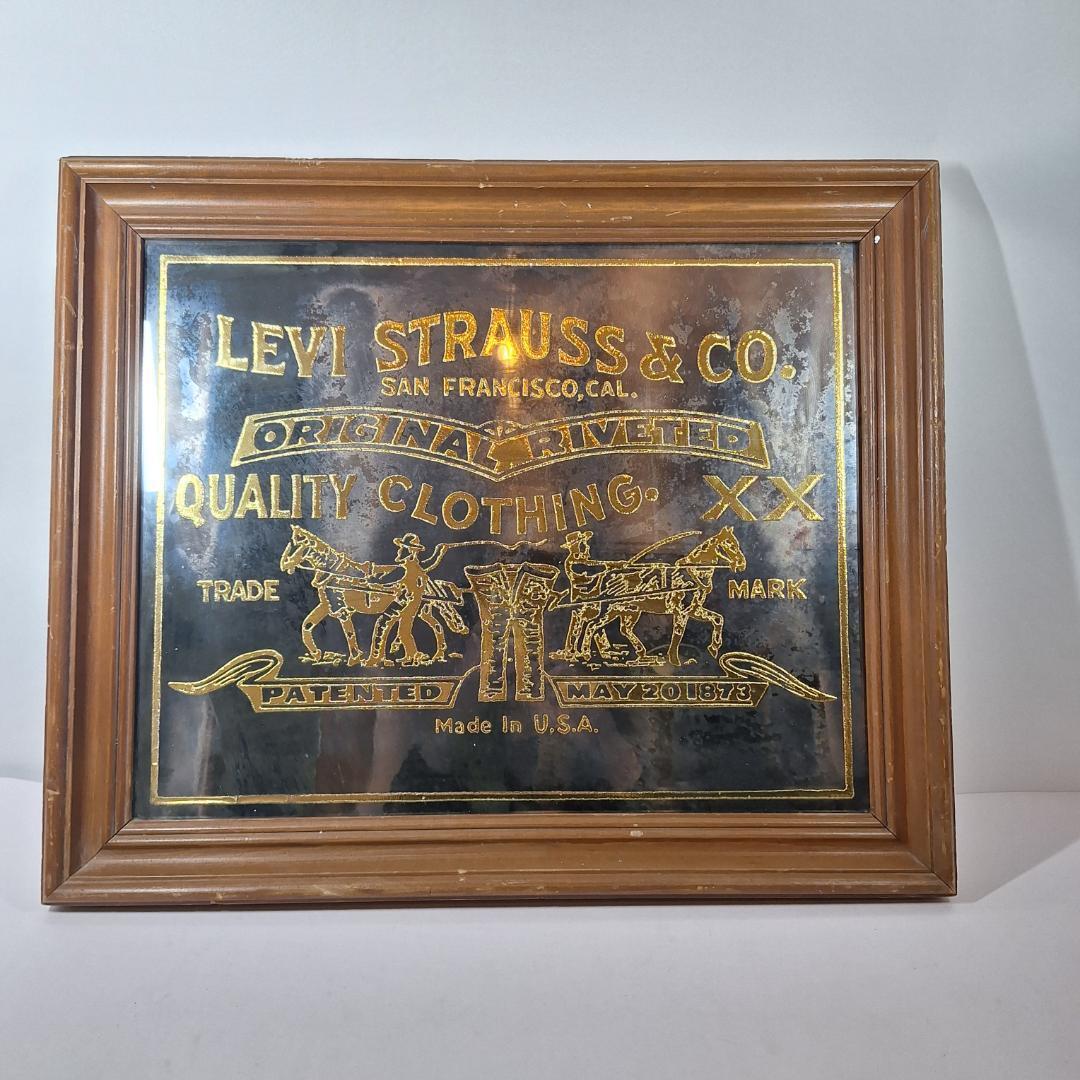 1974 LEVI リーバイス パブミラー 看板 非売品 ディスプレイ 1974 LEVI リーバイス パブミラー 看板 非売品 ディスプレイ