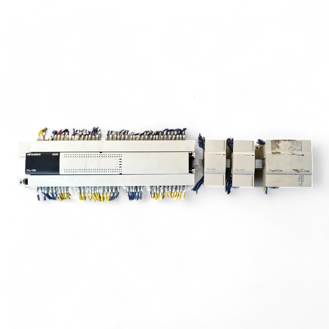 MITSUBISHI 三菱電機 FX2N-16EX　(2個) マイクロシーケンサ FX2N-16CCL-M　 PLC FX2N-128MR/ES