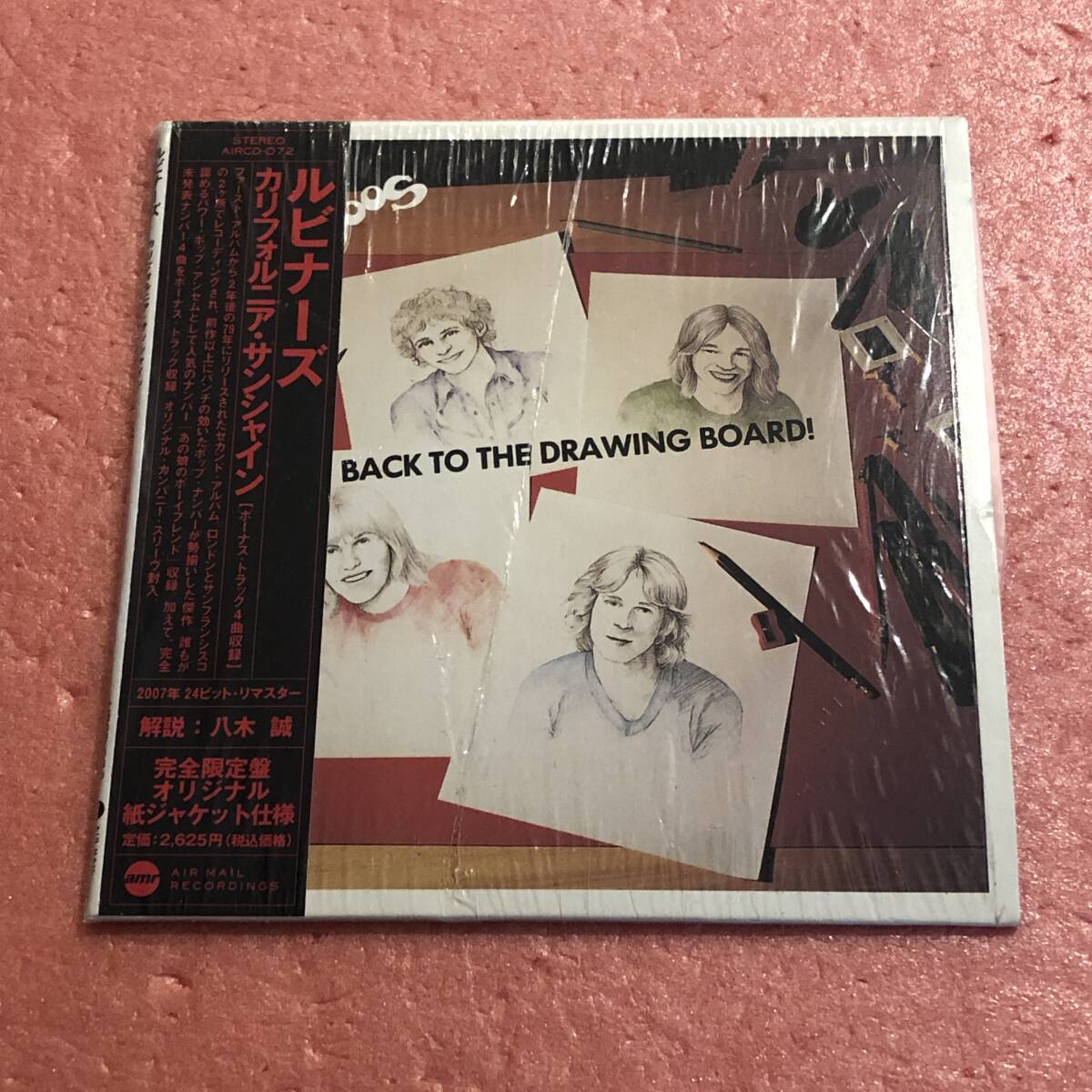 CD 紙ジャケット 国内盤 帯付 ルビナーズ カリフォルニア サンシャイン The Rubinoos Back To The Drawing Board