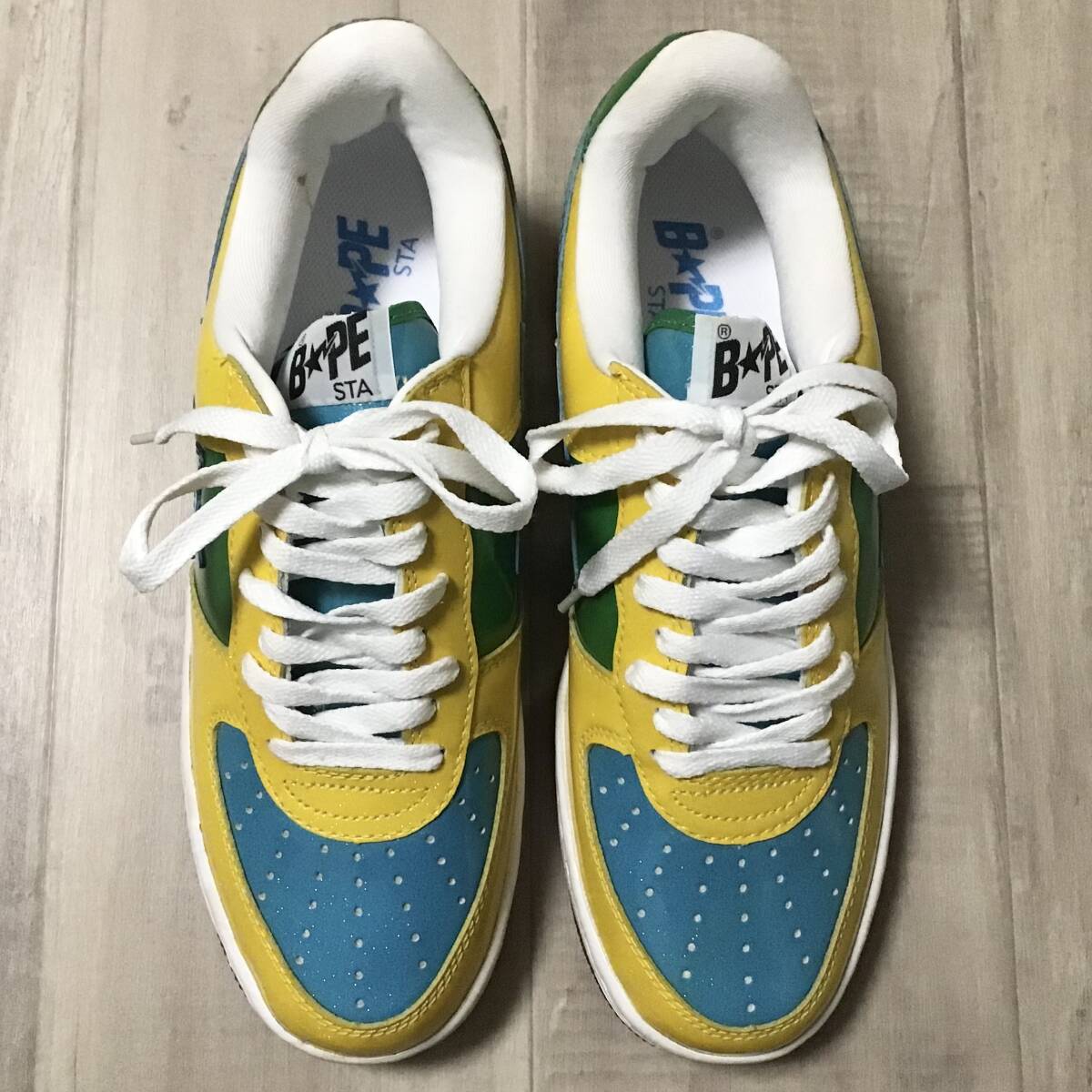★未使用品★ ラメ BAPESTA スニーカー 27.5cm a bathing ape glitter BAPE STA shoes sneakers エイプ ベイプ ベイプスタ スニーカー y55