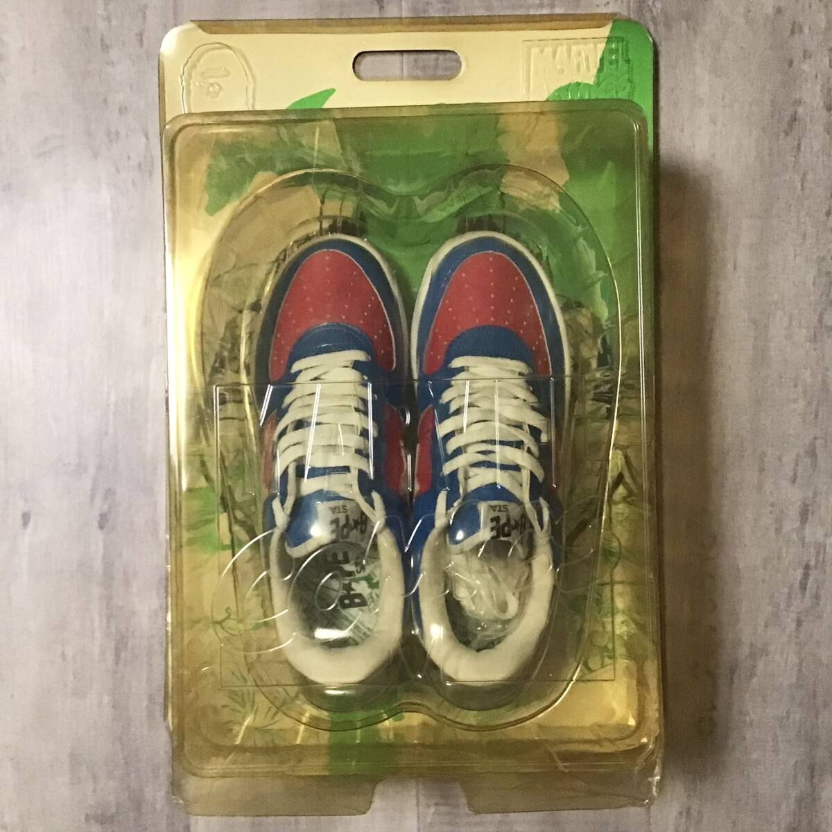 ★未使用品★ 2005年 Marvel BAPESTA スニーカー 26.5cm a bathing ape BAPE STA shoes エイプ ベイプ マーベル ベイプスタ NIGO n55