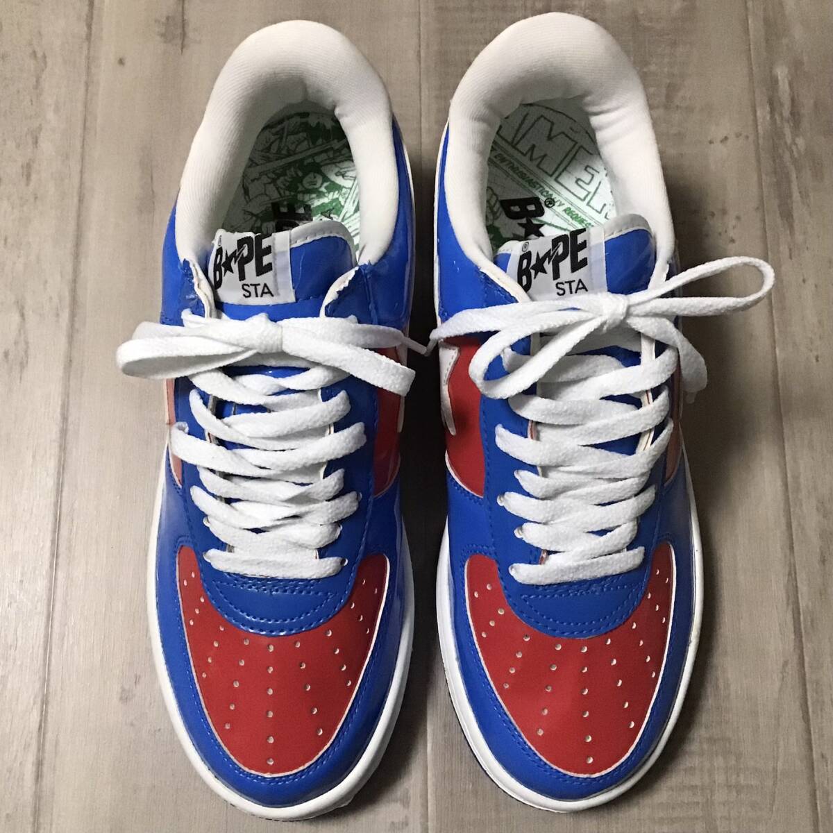 ★未使用品★ 2005年 Marvel BAPESTA スニーカー 26.5cm a bathing ape BAPE STA shoes エイプ ベイプ マーベル ベイプスタ NIGO n55