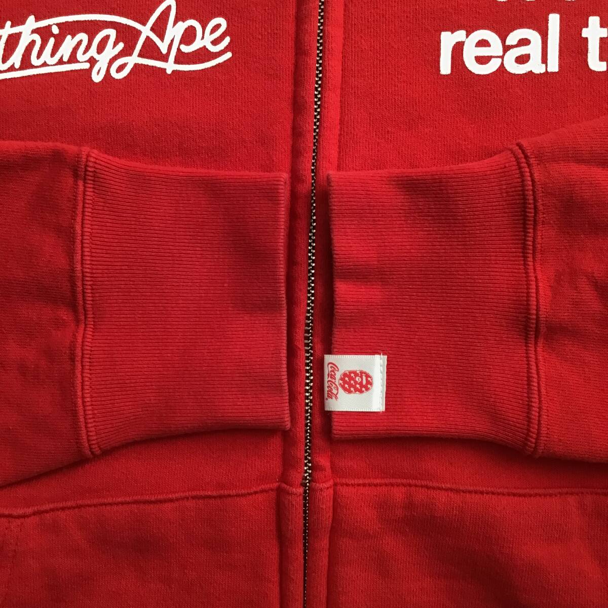 コカコーラ フルジップ パーカー フーディ Lサイズ 炭酸 ロゴ USA古着 コカ・コーラ - 希少 90s コカコーラ フルジップパーカー ビッグ