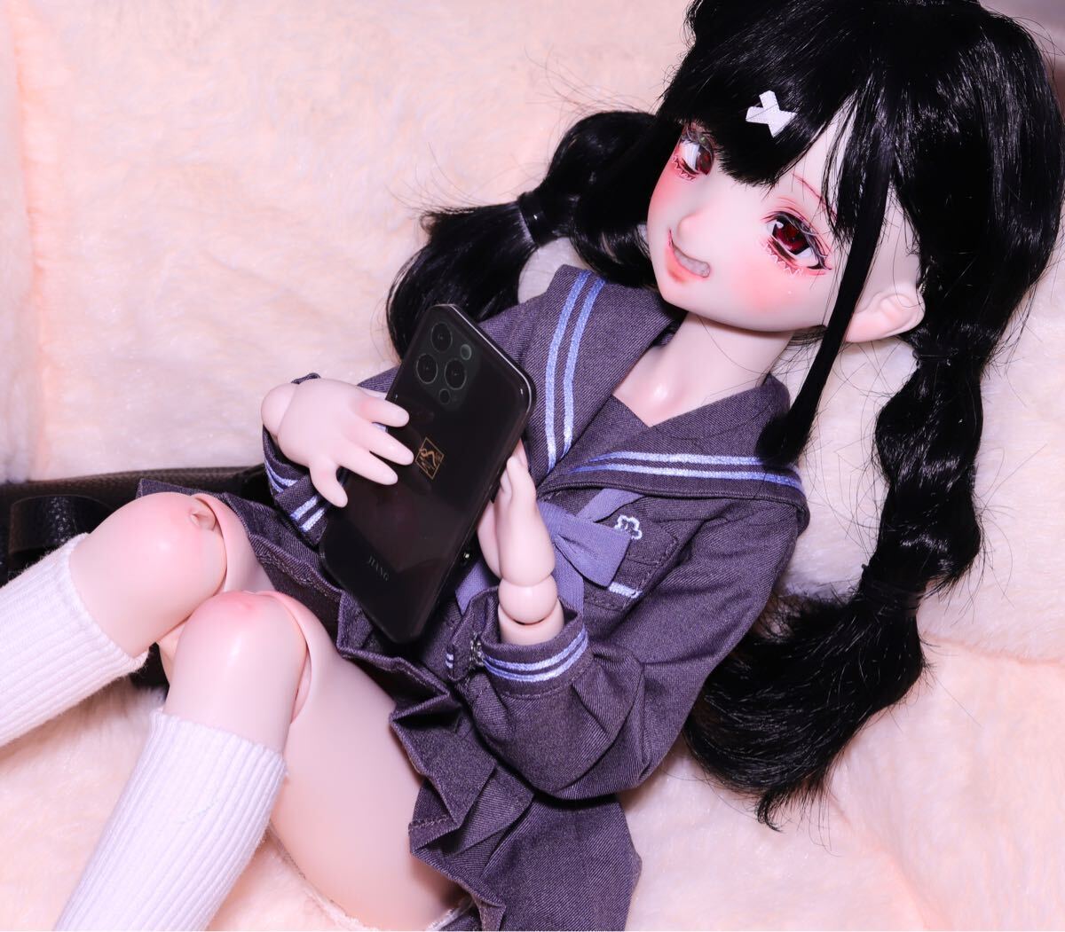 はにどーる】DDH06番SWカスタムヘッド+口腔パーツ2つ+舌パーツ+