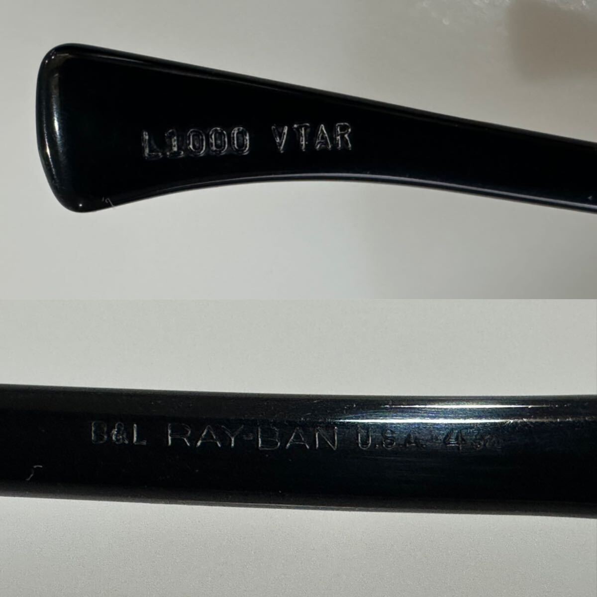 極美品!!90s B&Lレイバン★オリンピアン1 G-15 エボニーブラック×ゴールド★ビンテージ 廃盤(pán)品 USA ボシュロム/サングラス