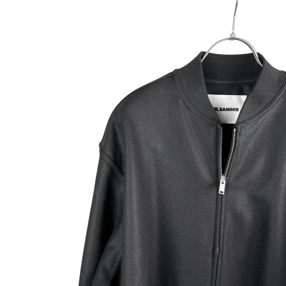 【20%OFF】JILSANDER(ジルサンダー) Standcolor Blouson Wool Jacket (black)