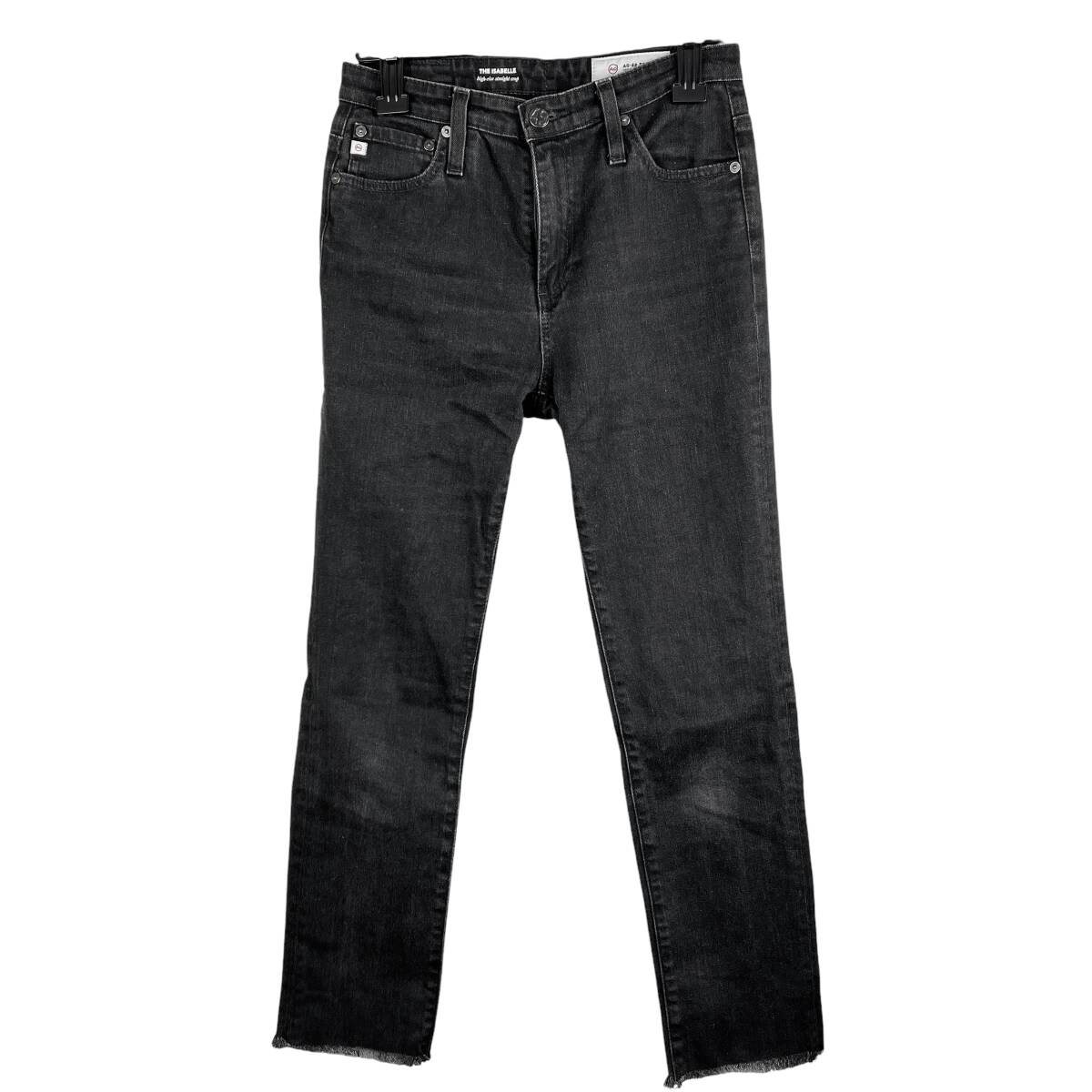 AG(Adriano Goldschmied) Straight Skinny Denim Pants (black)