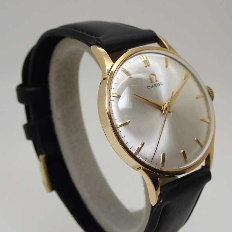 OMEGA Omega CK2910 K18YG Cal.284 механический завод мужской 30 мм kyali балка именная техника Cal.284 кожа частота неоригинальный товар хвост таблеток GP( оригинальный ) наручные часы бесплатная доставка!!