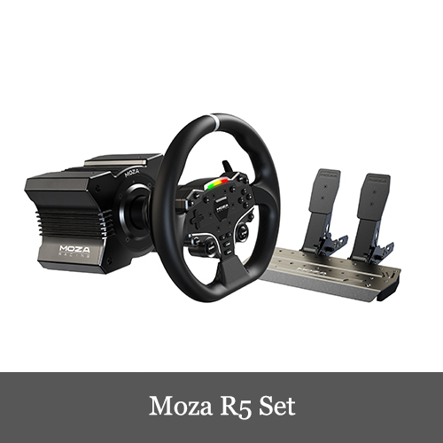 経典 Moza R5 5.5Nm ダイレクトドライブ ステアリング ハンコン ペダル バンドル セット レーシング 家庭用SIMデバイス PC対応 国内正規品 その他