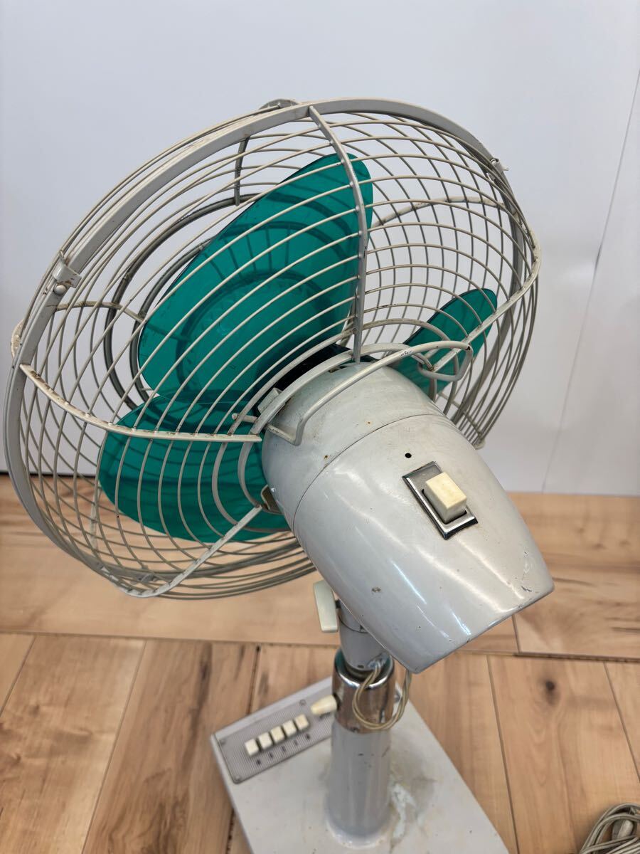 ☆回転OK☆NEC レトロ扇風機☆30cm羽根☆グリーン☆3枚羽根 ☆回転OK☆NEC レトロ扇風機☆30cm羽根☆グリーン☆3枚羽根
