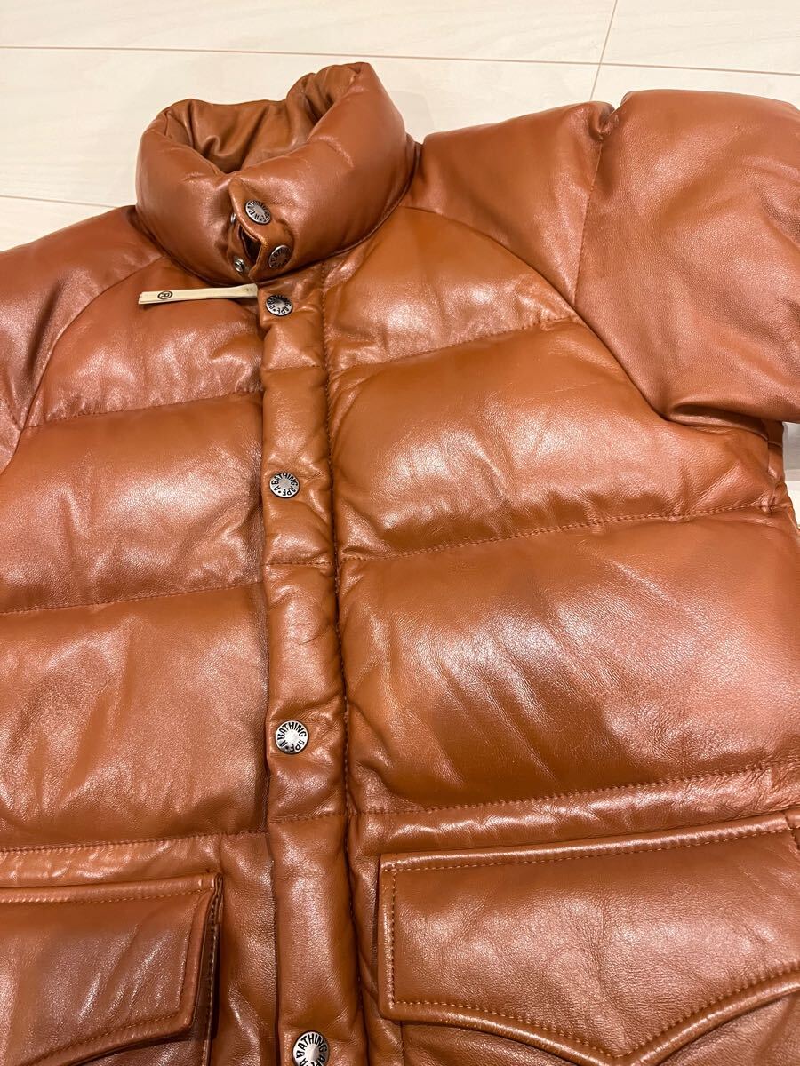 A BATHING APE アベイシングエイプ シープスキン レザーダウン A BATHING APE アベイシングエイプ シープスキン レザーダウン