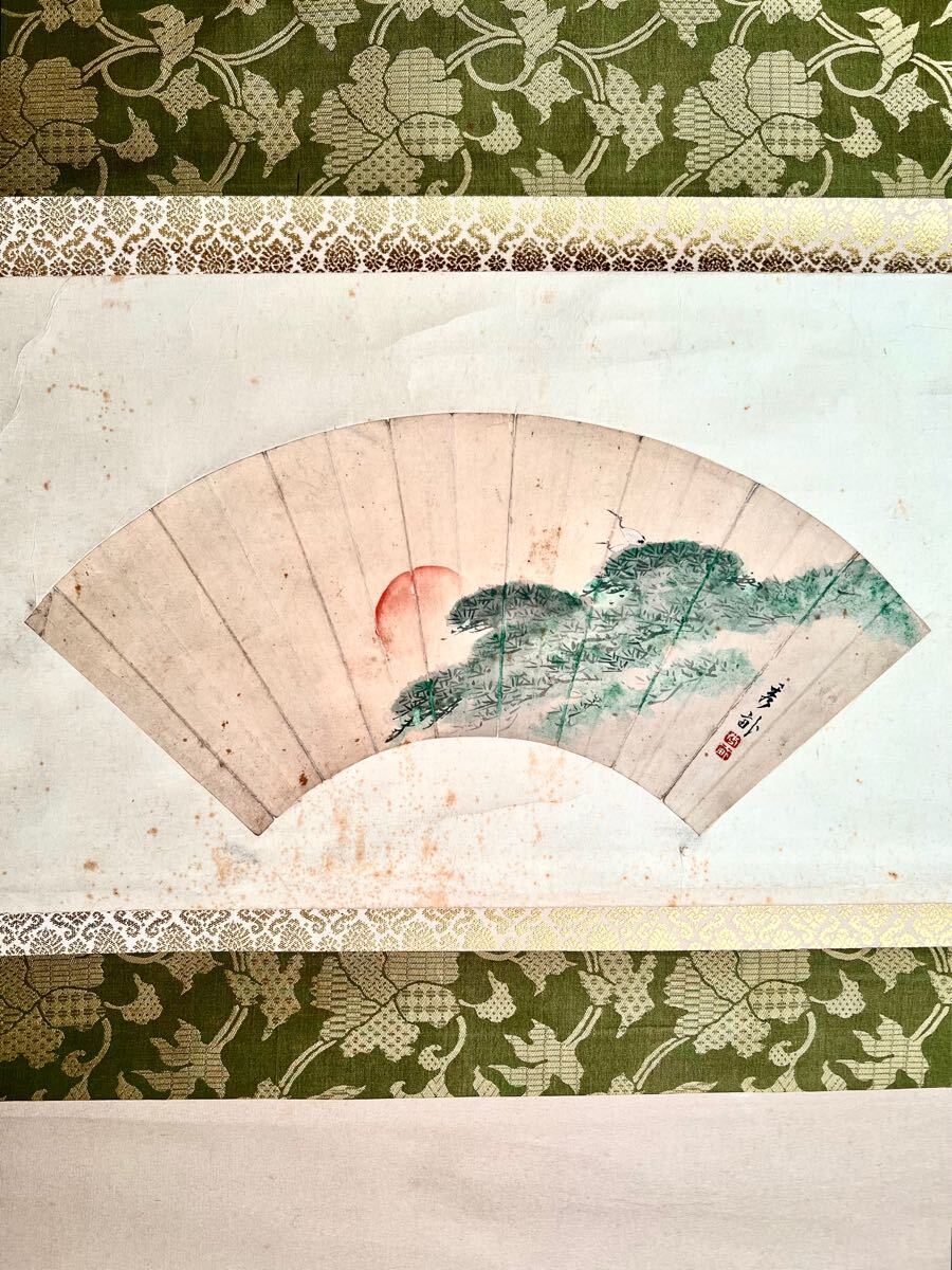 紙本 肉筆 超超大幅 木軸白梅図 風月 書 絵画 掛軸 中国美術