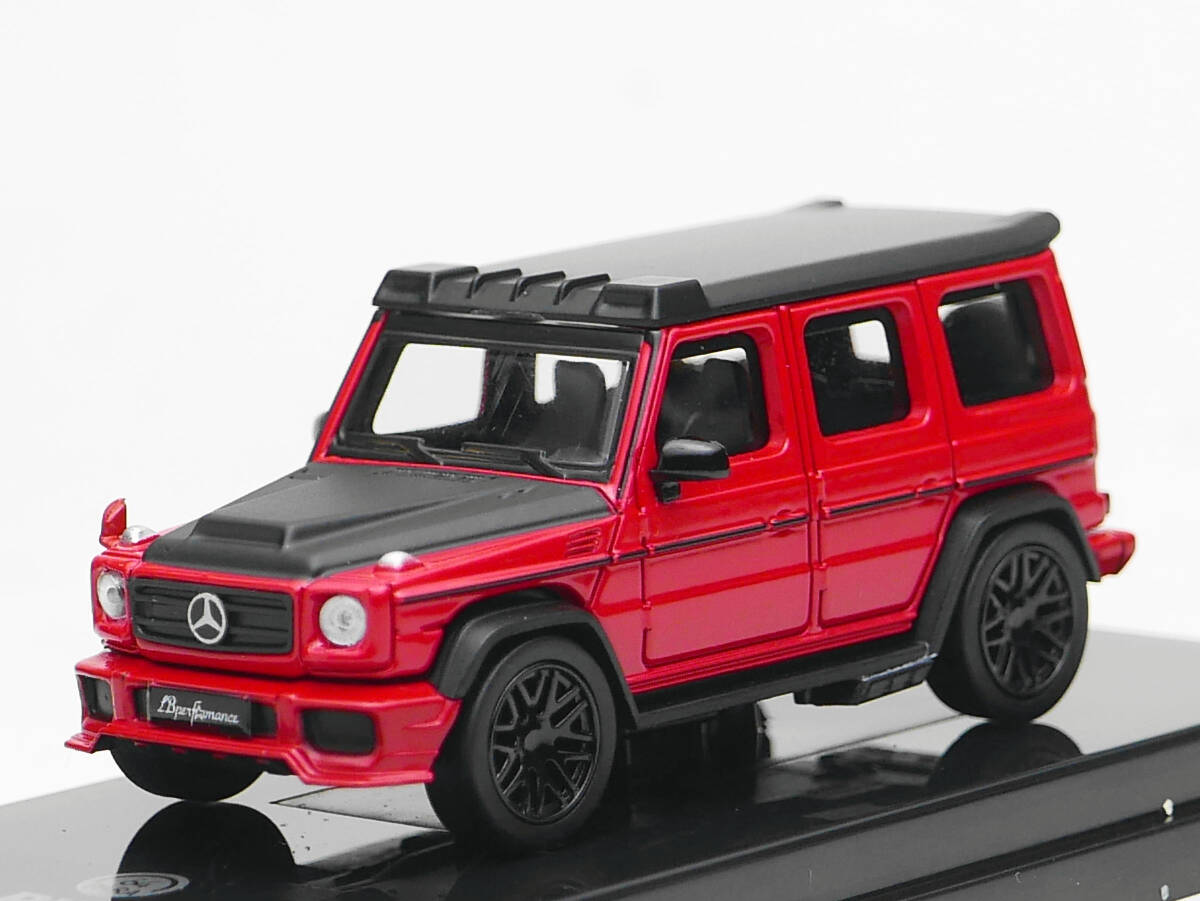 1/64 PARAGON メルセデスAMG G63 Liberty Walk [W463] 赤/黒 LHD PARA64 PA-55162_画像2