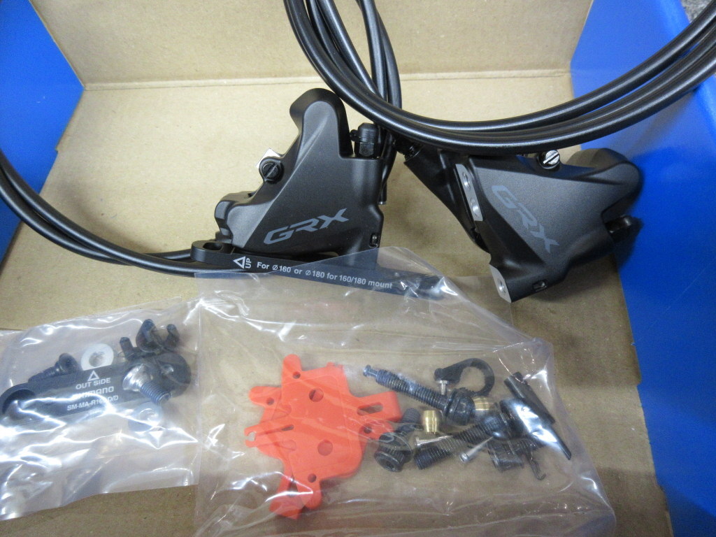 Shimano GRX ST-RX610/BR-RX400 油圧式ブレーキ/STIレバー1x12S Shimano GRX ST-RX610/BR-RX400 油圧式ブレーキ/STIレバー1x12S