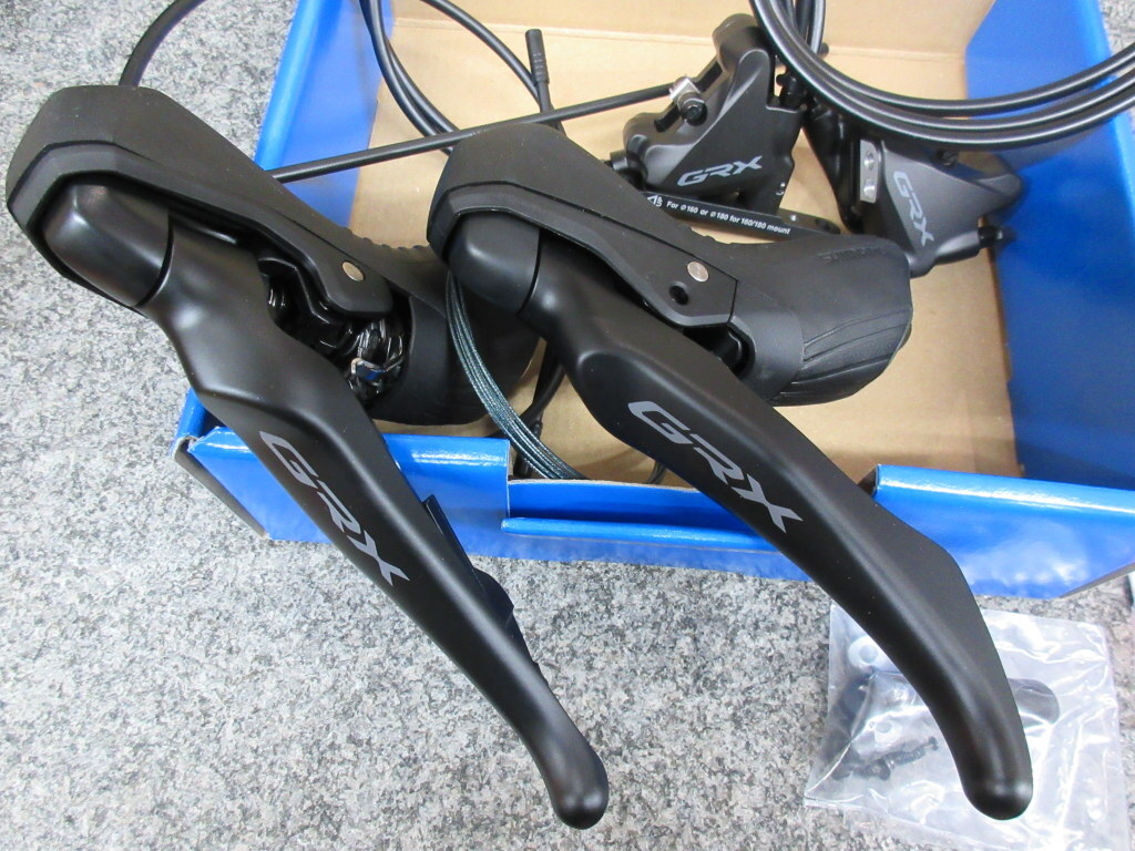 Shimano GRX ST-RX610/BR-RX400 油圧式ブレーキ/STIレバー1x12S Shimano GRX ST-RX610/BR-RX400 油圧式ブレーキ/STIレバー1x12S