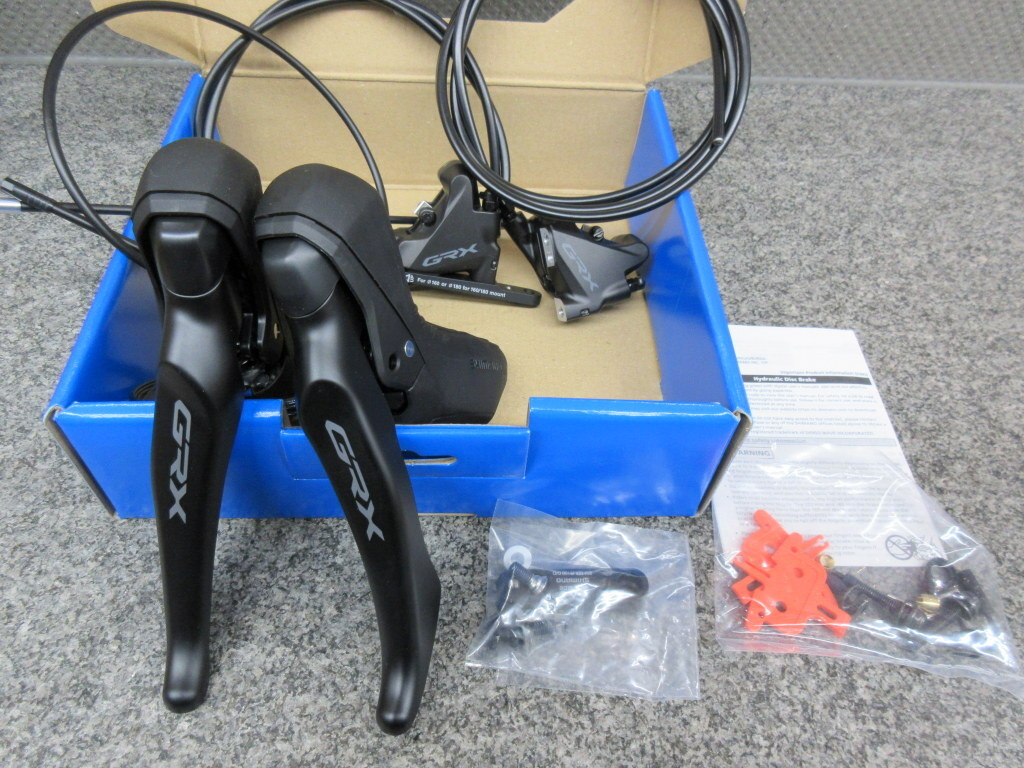Shimano GRX ST-RX610/BR-RX400 油圧式ブレーキ/STIレバー1x12S Shimano GRX ST-RX610/BR-RX400 油圧式ブレーキ/STIレバー1x12S