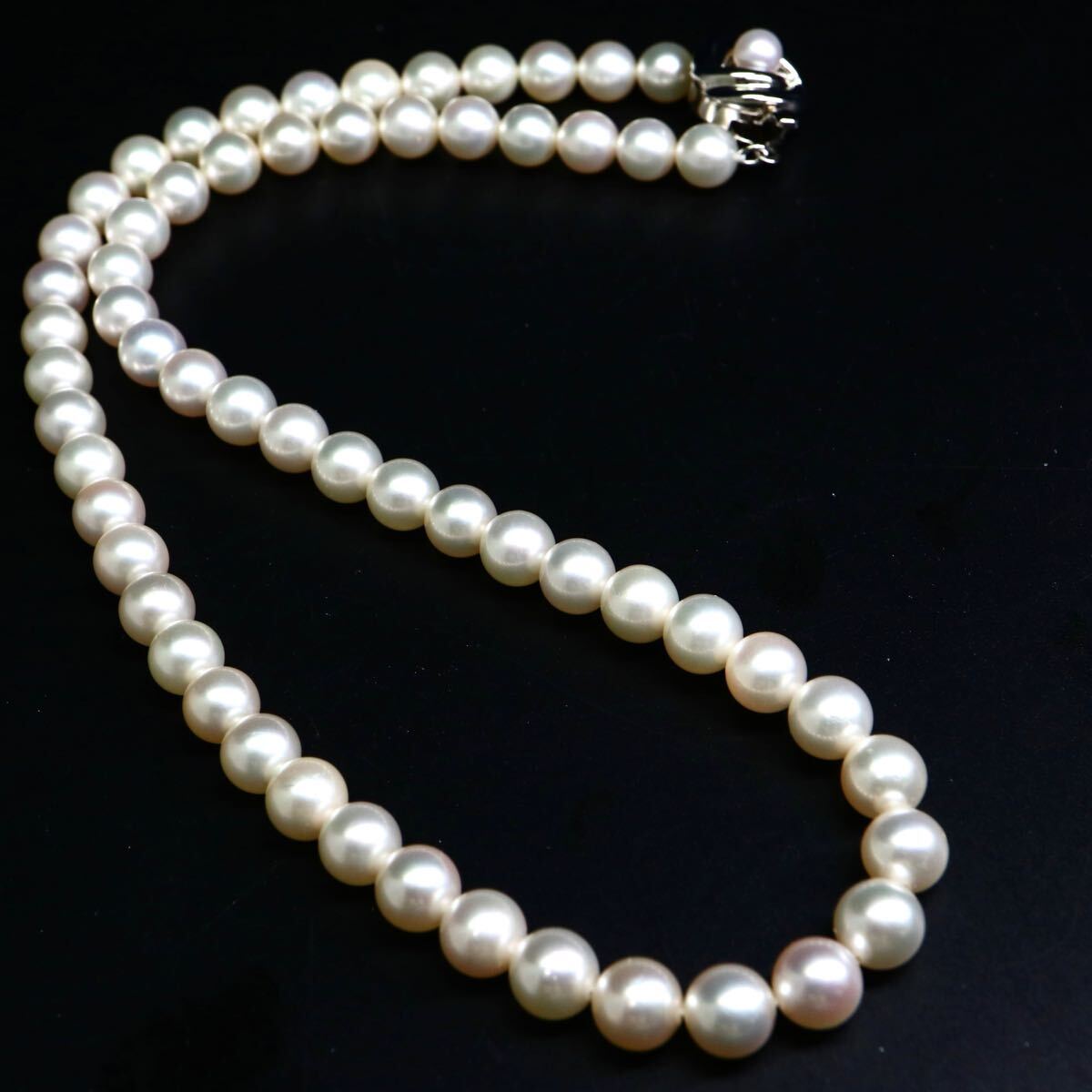 1円〜!!テリ良し!!TASAKI(田崎真珠)▽アコヤ本真珠ネックレス▽J 1円〜!!テリ良し!!TASAKI(田崎真珠)▽アコヤ本真珠ネックレス▽J
