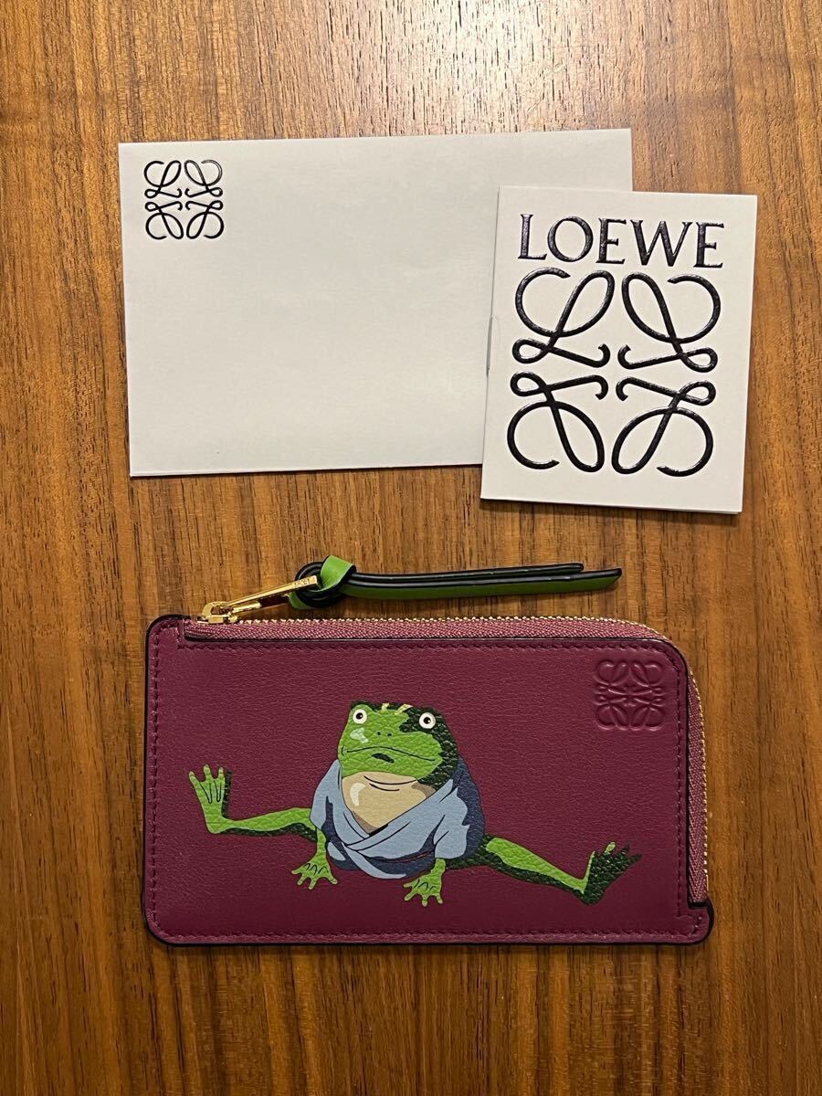 LOEWE ロエベ×スタジオジブリコラボ コインカードホルダー千と LOEWE ロエベ×スタジオジブリコラボ コインカードホルダー千と