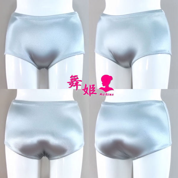 (278X3L-F03) サテン ローレグ ブルマ (サテングレー)