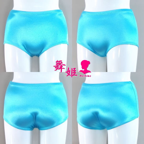 (278XXL-F42) サテン ローレグ ブルマ (サテンスカイ)