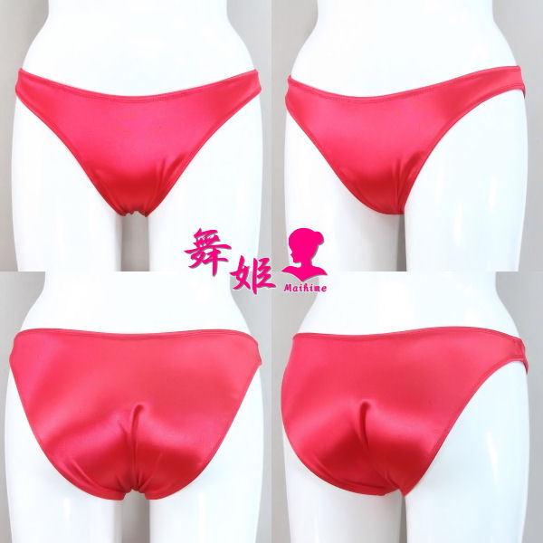 (193XXL-F21)レディースサテンビキニ(サテンレッド)