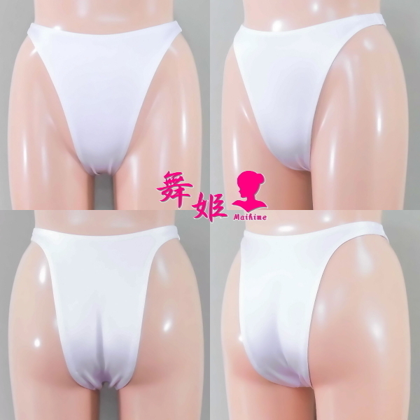 (282XXL-T11) 超ハイレグナローバック (艶光沢ホワイト)