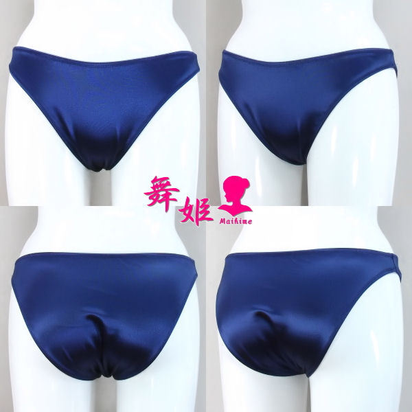 (193XXL-F63)レディースサテンビキニ(サテンネイビー)