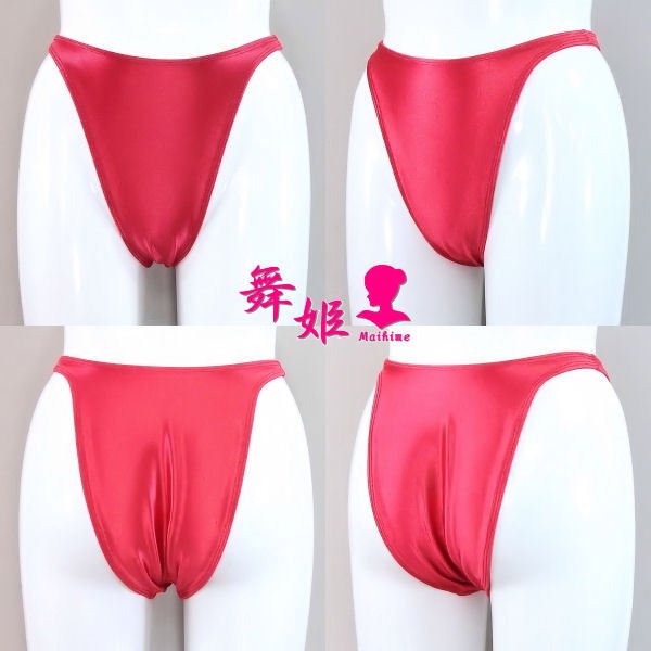 (276X4L-F21) 超ハイレグリオバック (サテンレッド)