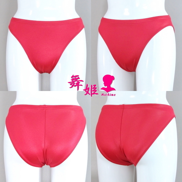 (413Maa-T21)１枚ハギハイレグビキニ(艶光沢レッド)
