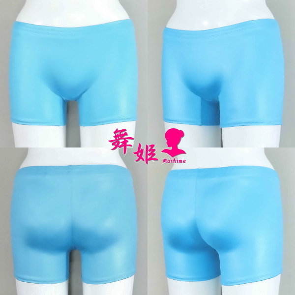 (191XLa-T43) 二分丈桃尻スパッツ(艶光沢スカイ)