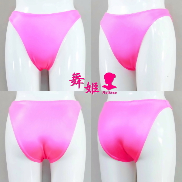 (283X3L-T91) ハイレグスリークォータ (艶光沢ピンク)