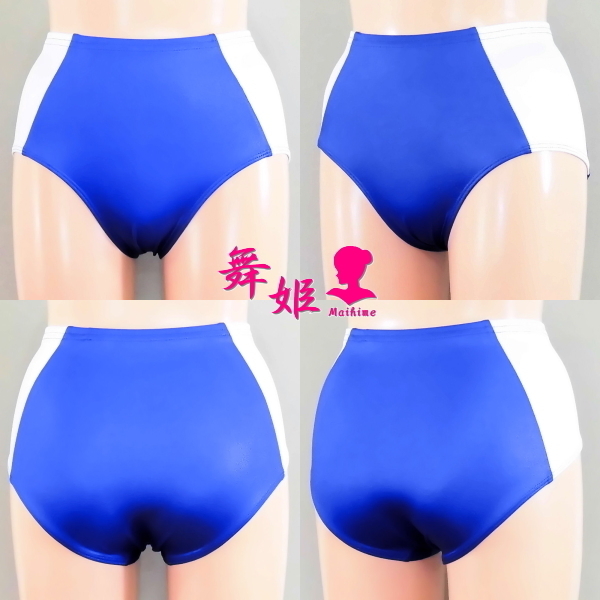 (284X3L-T41) ツートーンブルマ (艶光沢ブルー)