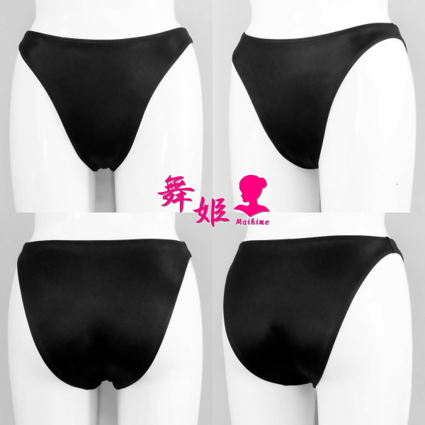 (283XXL-T01) ハイレグスリークォータ (艶光沢ブラック)