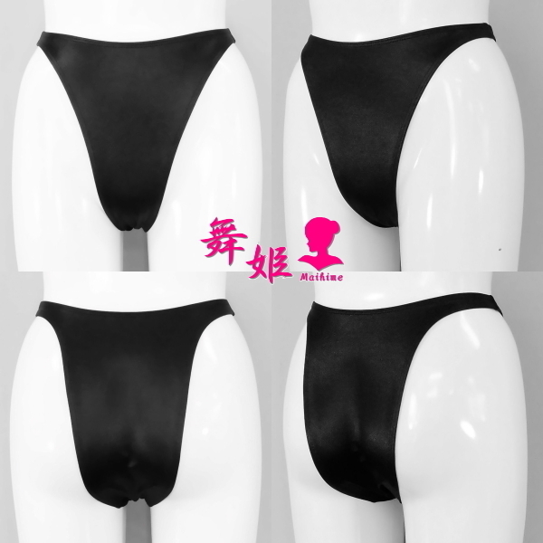 (282Saa-T01) 超ハイレグナローバック (艶光沢ブラック)