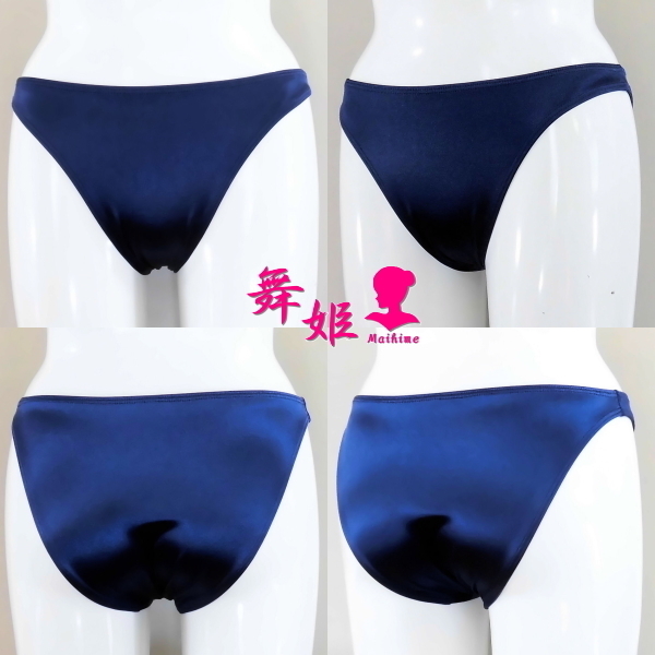 (283X3L-F63) ハイレグスリークォータ (サテンネイビー)