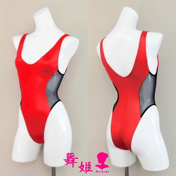 (213XXL-T21) タンク型サイドメッシュ黒 (艶光沢レッド)