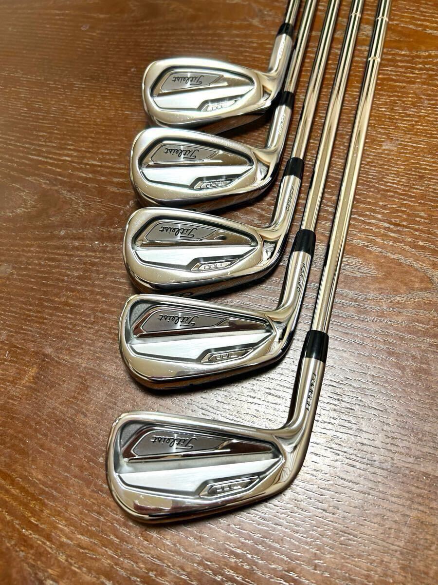 【程度良好】タイトリスト T100 ● レフティ ● 5本セット(6〜PW) ● 5番(AP2)のおまけ付き
