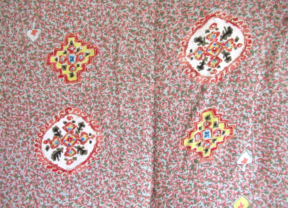 【羽織】着物 和服　更紗　スペード　_画像10